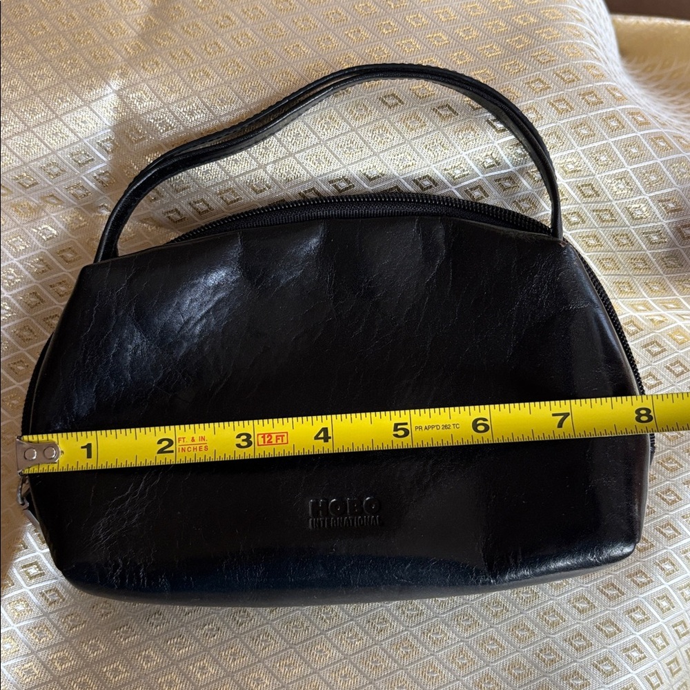 black leather cosmetic pouch bag, Toiletry Bag by Hobo International - Picture 2 of 9